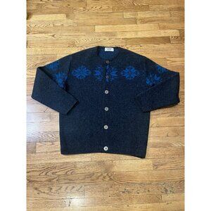 Incredible Vintage Sport ALM Pure Wool Ski Winter Sweater - Made In Austria